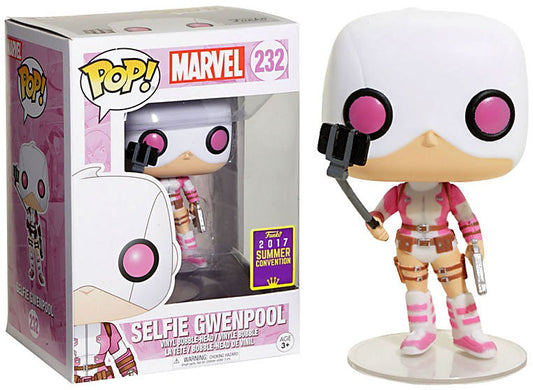 SDCC Pop! Vinyl Marvel Selfie Gwenpool Bobble Head