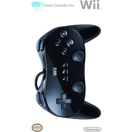 Nintendo Wii Classic Controller Pro Black