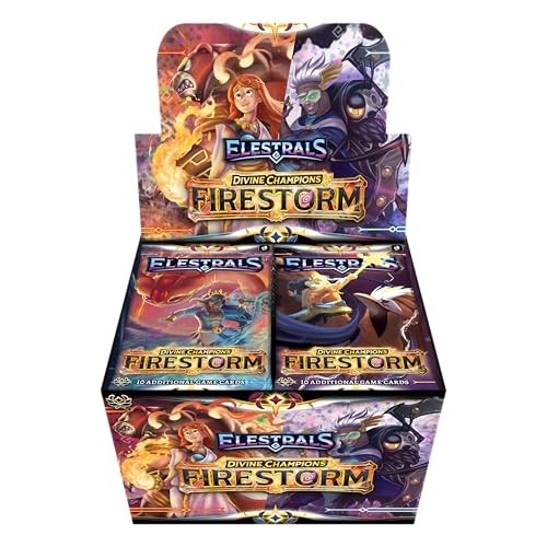 Elestrals Divine Champions Firestorm Booster Box - Pack of 36