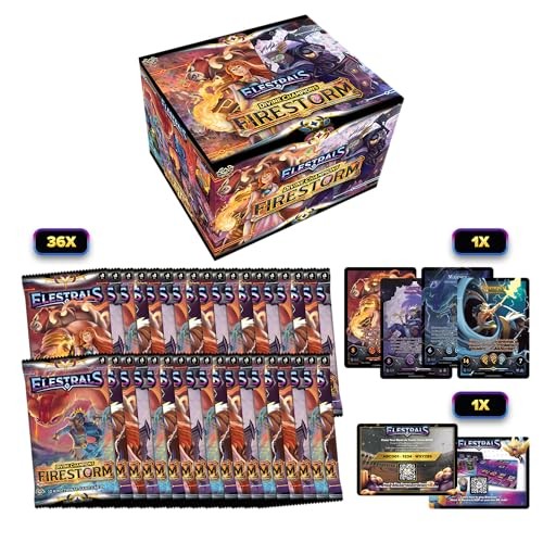Elestrals Divine Champions Firestorm Booster Box - Pack of 36