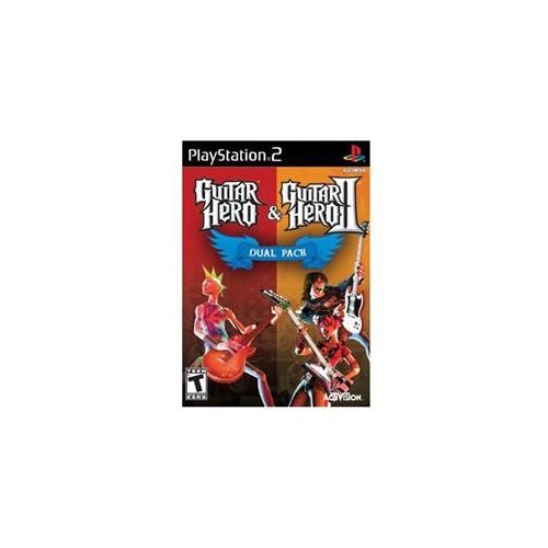 GUITAR HERO Guitar Hero I & II Dual Pack PlayStation 2