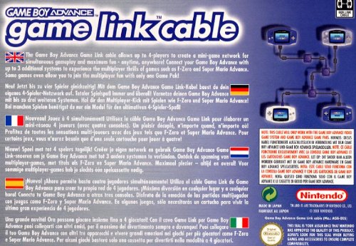 Nintendo Game Boy Advance Game Link Cable