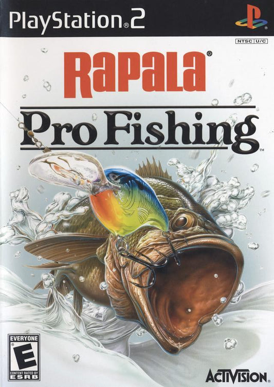 Activision Rapala Pro Fishing PS2 Game, Complete Pre-owned