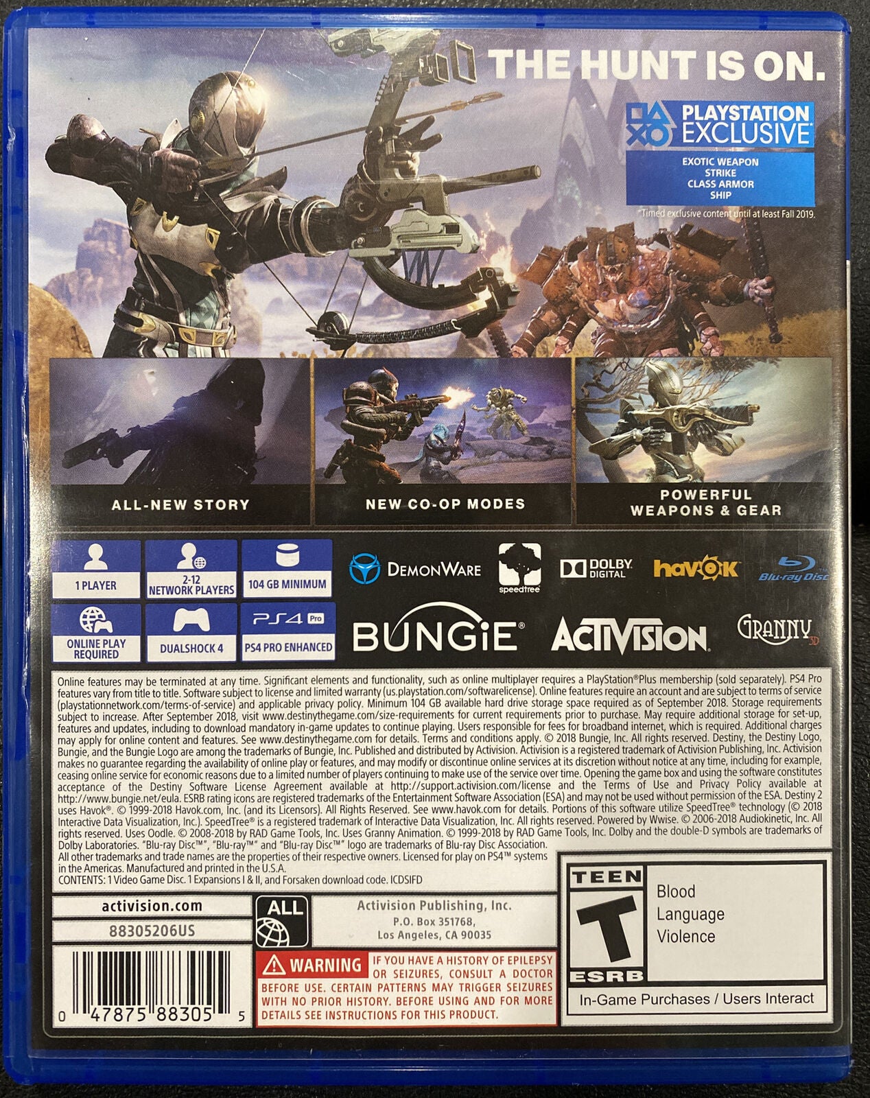 Destiny 2: Forsaken Legendary - Playstation 4