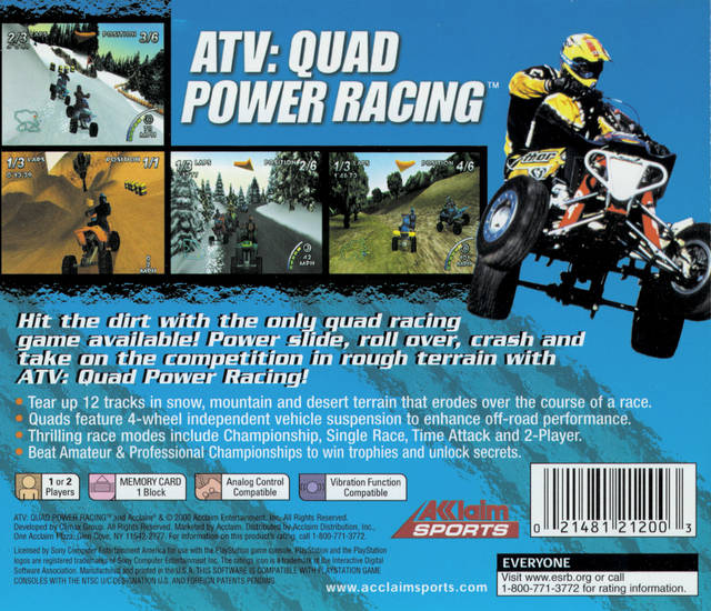 ATV: Quad Power Racing PSX