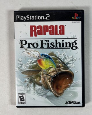 Activision Rapala Pro Fishing PS2 Game, Complete Pre-owned