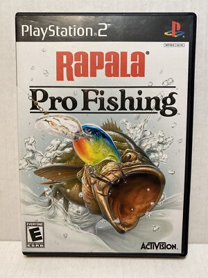 Activision Rapala Pro Fishing PS2 Game, Complete Pre-owned