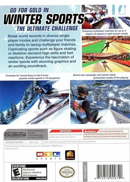 Conspiracy Entertainment Winter Sports the Ultimate Challenge