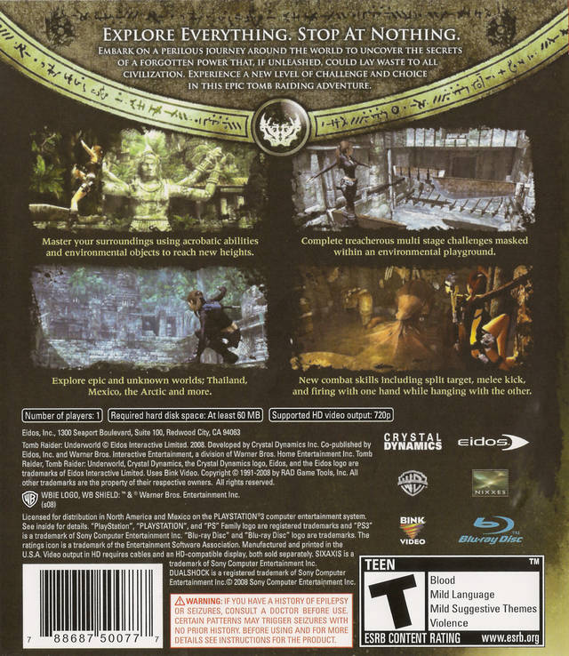Tomb Raider: Underworld for PS3