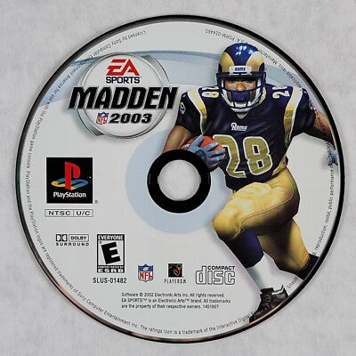 Madden 2003 for Playstation 2