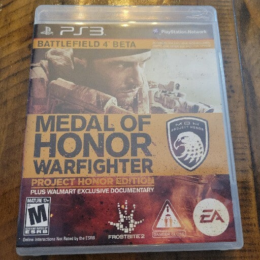 Medal of Honor Warfighter: Project Honor Ed. PS3