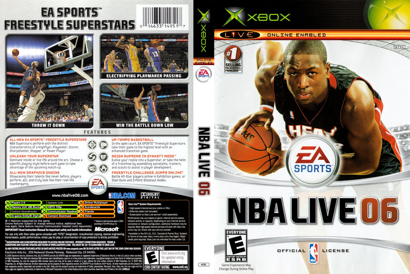 NBA Live 06 for Xbox