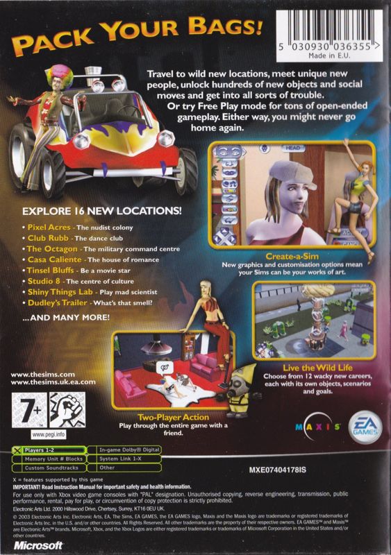 The Sims Bustin' Out - Xbox