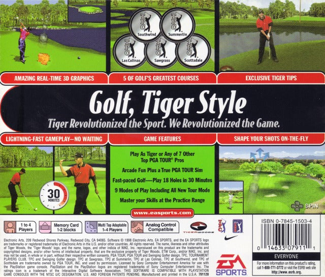 Tiger Woods 99 - PlayStation