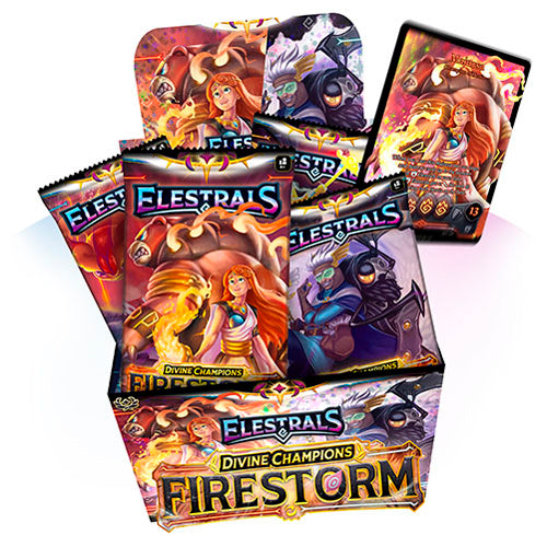 Elestrals Divine Champions Firestorm Booster Box - Pack of 36