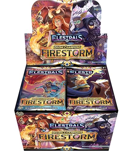 Elestrals Divine Champions Firestorm Booster Box - Pack of 36