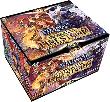 Elestrals Divine Champions Firestorm Booster Box - Pack of 36