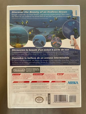Endless Ocean Adventure Game for Wii