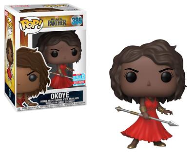 Funko Pop! Marvel Black Panther Okoye 3.75" Red Dress Exclusive