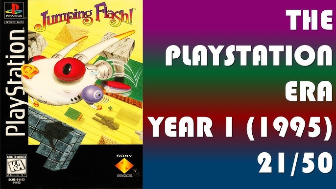 Jumping Flash for Sony PlayStation 1, 1995