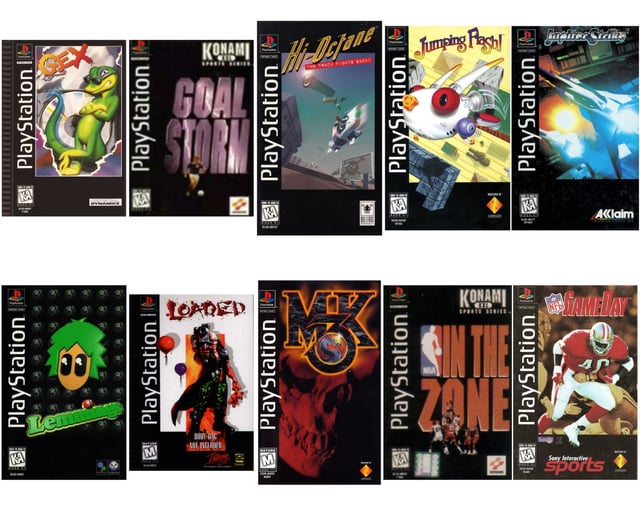 Jumping Flash for Sony PlayStation 1, 1995