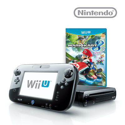 Nintendo Wii U Premium Black Console.