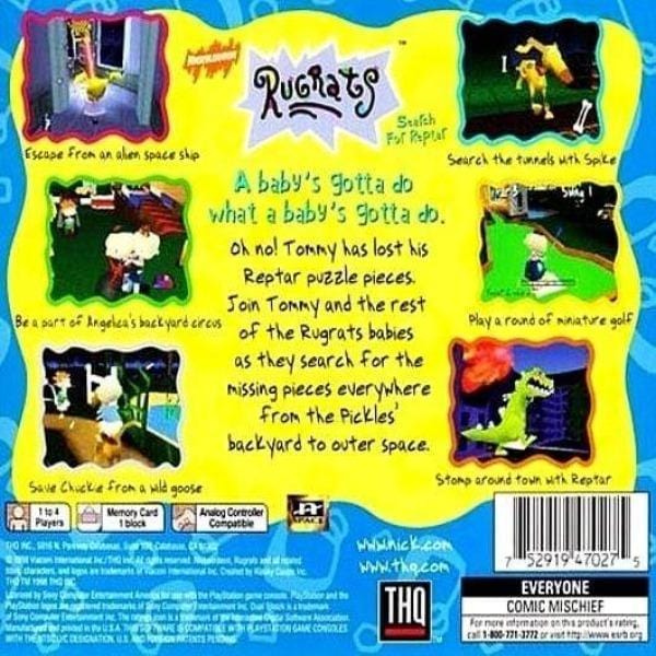 Rugrats Search for Reptar - Playstation