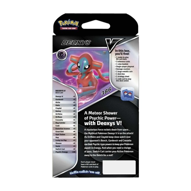 Pokemon V Battle Deoxys Theme Deck Trading Card Game