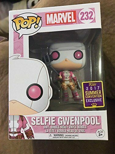 SDCC Pop! Vinyl Marvel Selfie Gwenpool Bobble Head