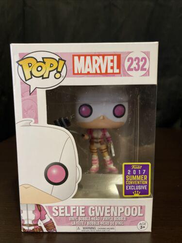 SDCC Pop! Vinyl Marvel Selfie Gwenpool Bobble Head