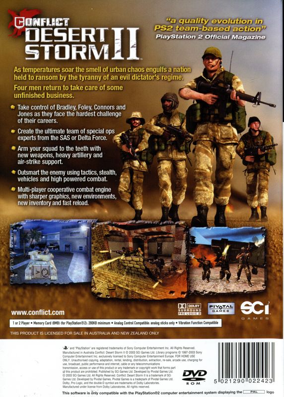 Conflict: Desert Storm II - Back to Baghdad PS2