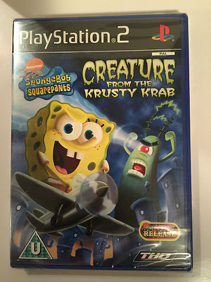 Sony SpongeBob SquarePants Creature from Krusty Krab PlayStation 2