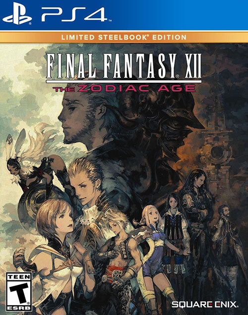 Square Enix Final Fantasy XII Zodiac Age Steelbook Edition PS4