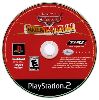 Disney Pixar Cars PlayStation 2