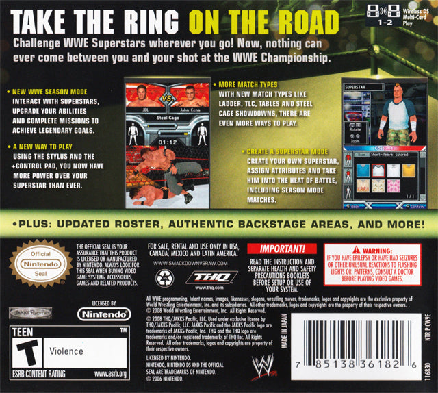 WWE SmackDown Vs. Raw 2009 - PlayStation 3
