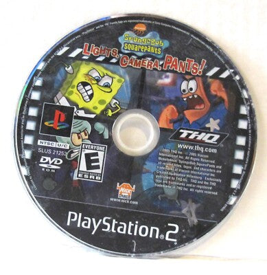 SpongeBob SquarePants: Lights Camera Pants! PS2