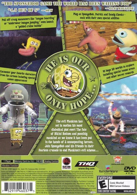 Spongebob: Battle for Bikini Bottom PlayStation 2