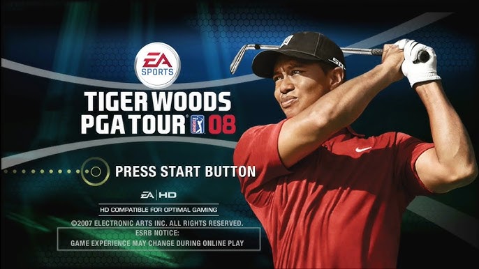 Tiger Woods PGA Tour 08 Video Game