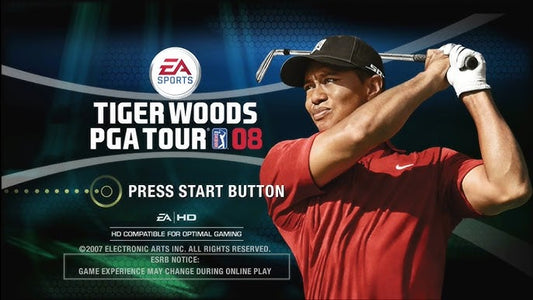 Tiger Woods PGA Tour 08 Video Game