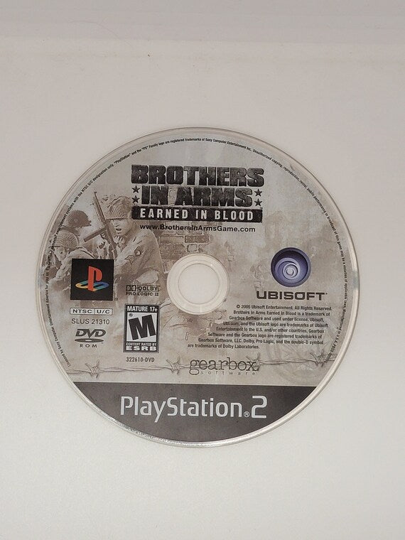 Brothers in Arms Earned in Blood PS2
