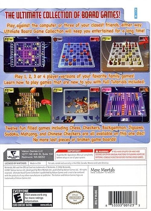 Ultimate Board Game Collection for Playstation 2