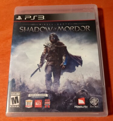 Middle Earth Shadow of Mordor PlayStation 3