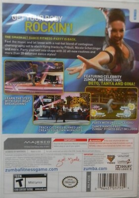 Zumba Fitness Nintendo Wii - Interactive Dance Game