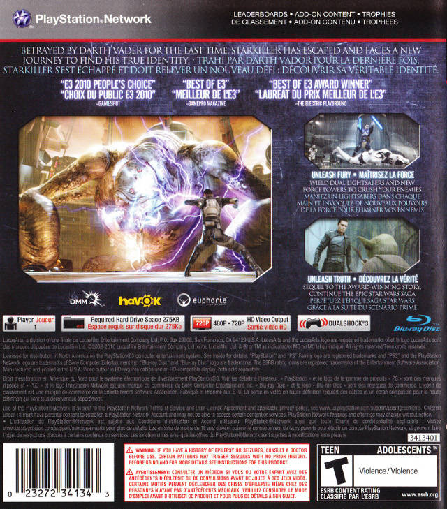 LucasArts Star Wars The Force Unleashed II - Nintendo DS Pre-Owned