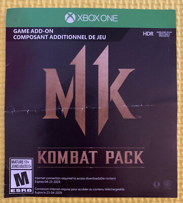 Warner Bros. Games Mortal Kombat X Kombat Pack DLC Xbox One