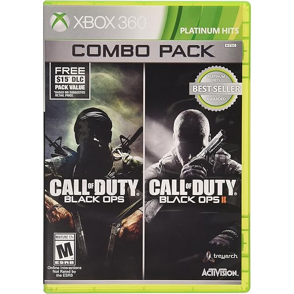 Call of Duty Black OPS 1 & 2 Xbox 360
