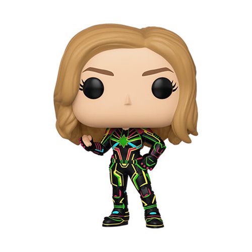 Funko Pop! Captain Marvel Neon Suit Vinyl [New]
