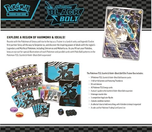 Pokémon Scarlet & Violet Black Bolt Elite Trainer Box Zekrom