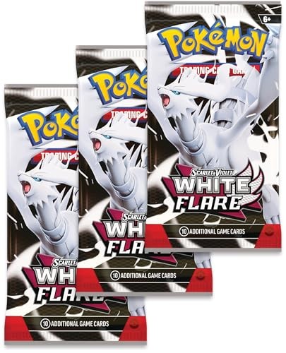 Pokémon Scarlet & Violet White Flare Tech Sticker Collection Pack of 1