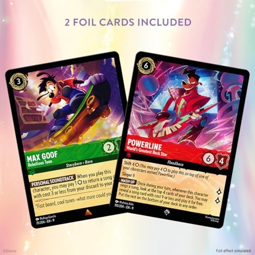 Disney Lorcana: Fabled Chapter 9 max Goof, powerline